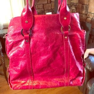 Pink leather purse. Excellent quality